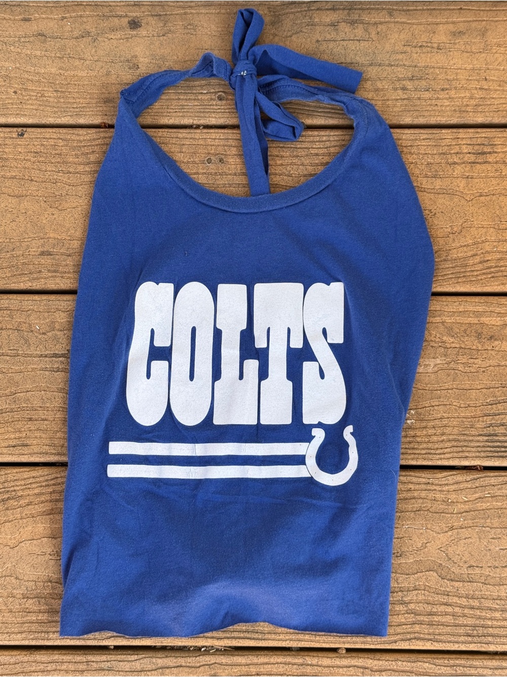 Blue colts Halter Tank